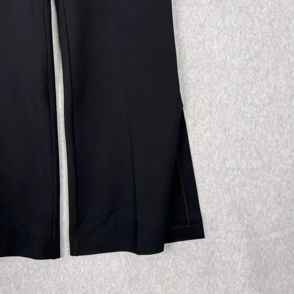 Spanx Black The Perfect Double Split Wide Leg High Waisted Pant Size 1X